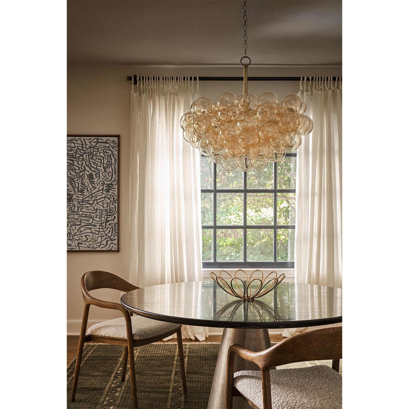 Bubbles Chandelier Amber | Regina Andrew Detroit